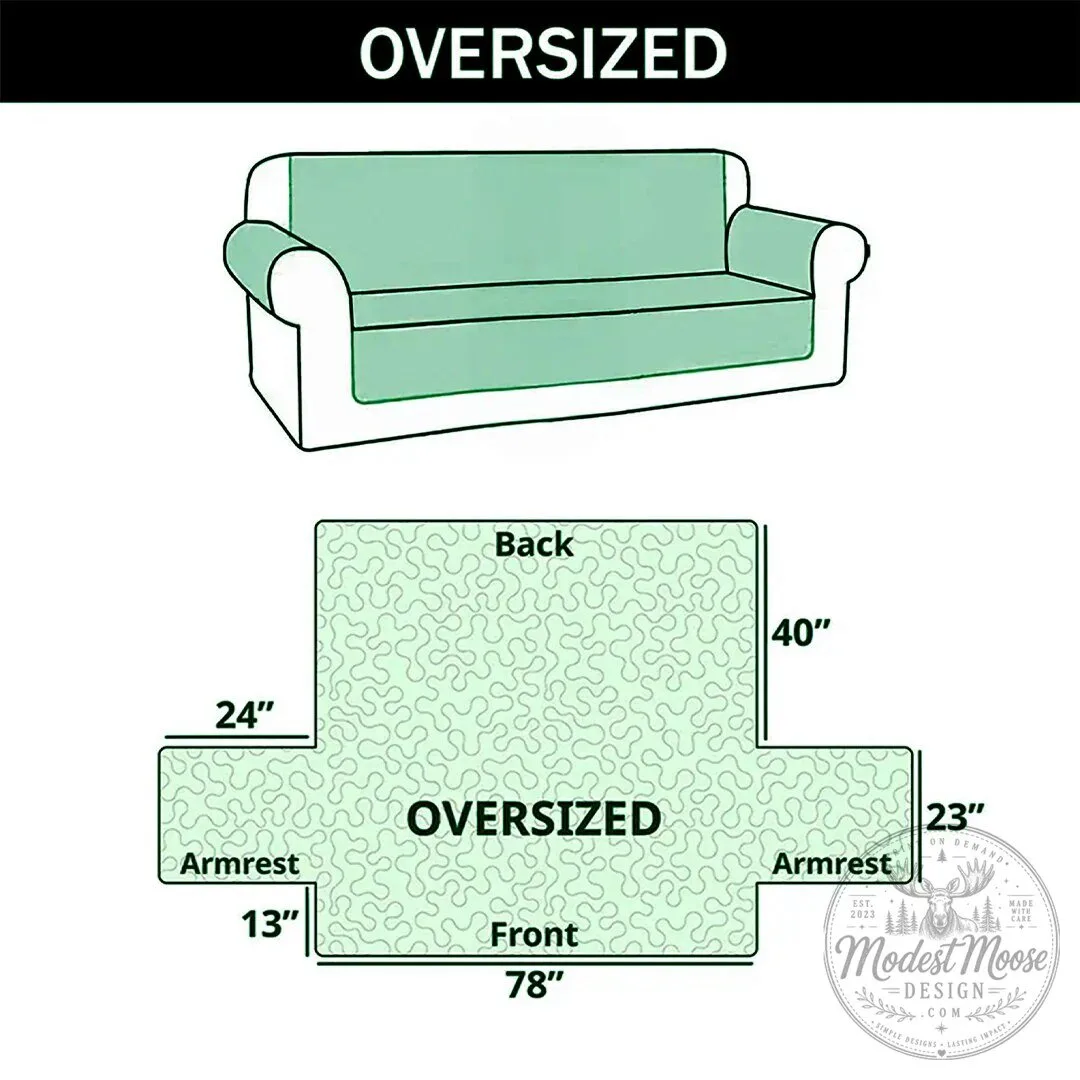 Lavender Paw Print Quilted Sofa Cover for Pet Owners and Animal Lovers 14 Lavender Paw Print Quilted Sofa Cover for Pet Owners and Animal Lovers
