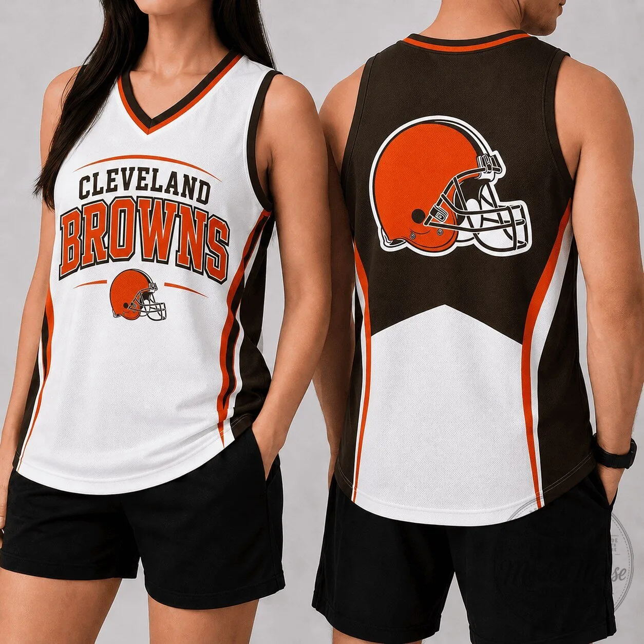 Cleveland Browns Football Team Fan Gear V-Neck Tank Top