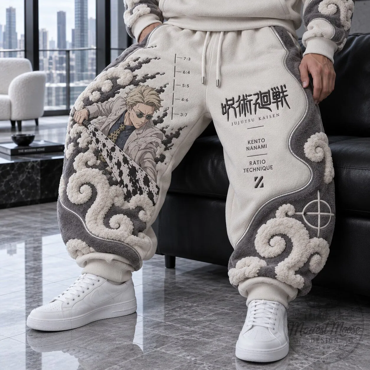 Jujutsu Kaisen Kento Nanami Ratio Technique Anime Sweatpants 5 Jujutsu Kaisen Kento Nanami Ratio Technique Anime Sweatpants