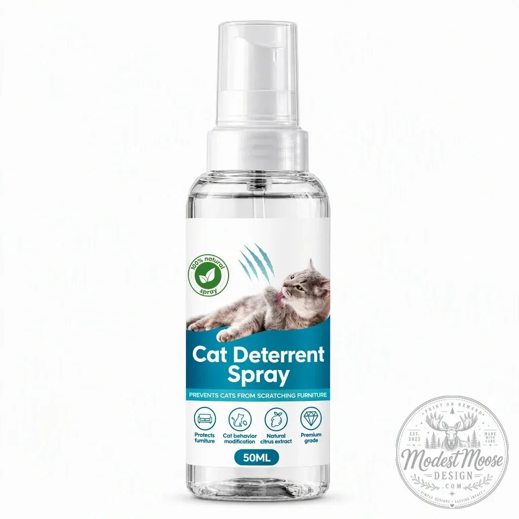 Natural Citrus Cat Deterrent Spray for Furniture Protection and Training 16 Natural Citrus Cat Deterrent Spray for Furniture Protection and Training