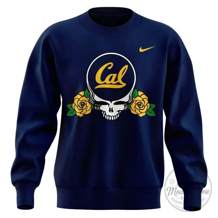 Cal Football Grateful Dead Steal Your Face Bear Navy Sweatshirt 6 Cal Football Grateful Dead Steal Your Face Bear Navy Sweatshirt