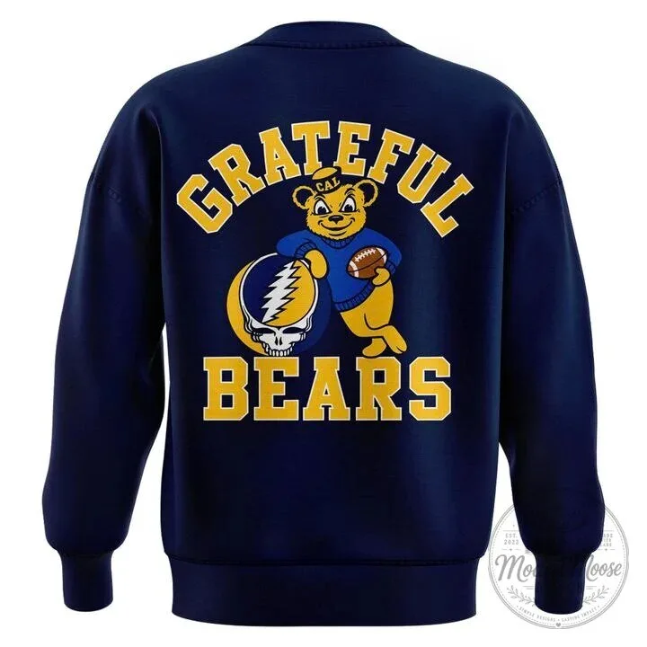 Cal Football Grateful Dead Steal Your Face Bear Navy Sweatshirt 7 Cal Football Grateful Dead Steal Your Face Bear Navy Sweatshirt